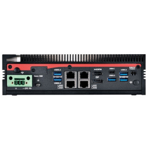 MiTAC MP2-10MTS Embedded AI computer, Intel Meteor Lake-U Processor, 3 USB, HDMI, DP, 4x 2.5G LAN